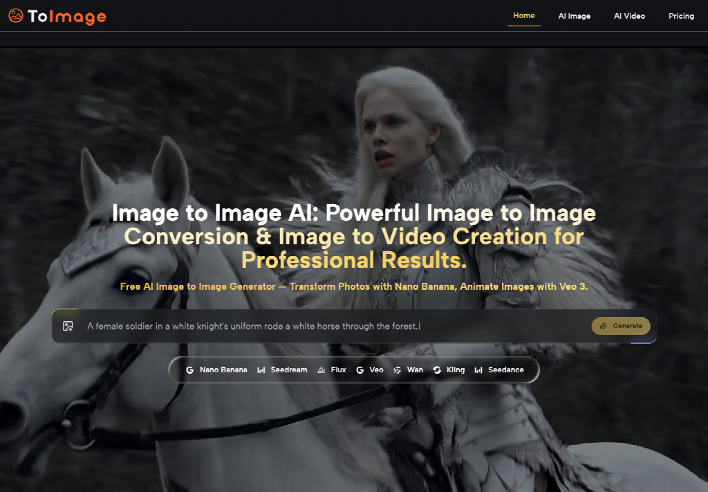 Elige Image to Image sin mover el 4 septiembre